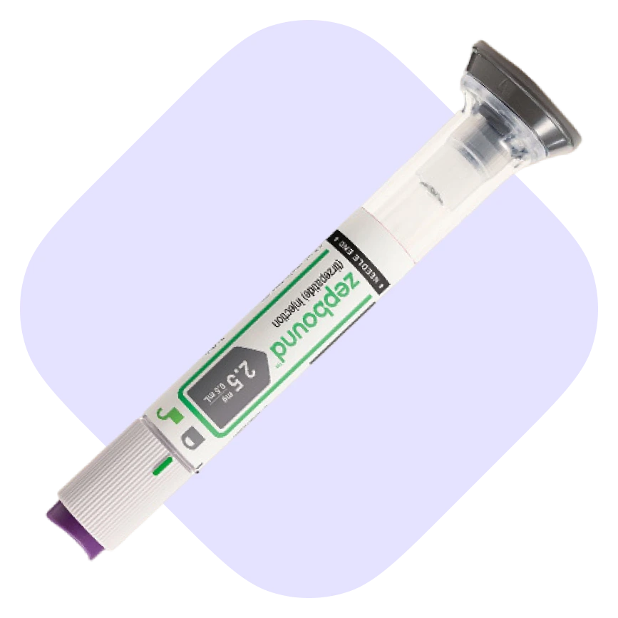 Buy Zepbound online in Canada. Doctor-approved weight loss prescription, fast assessment, and convenient home delivery.